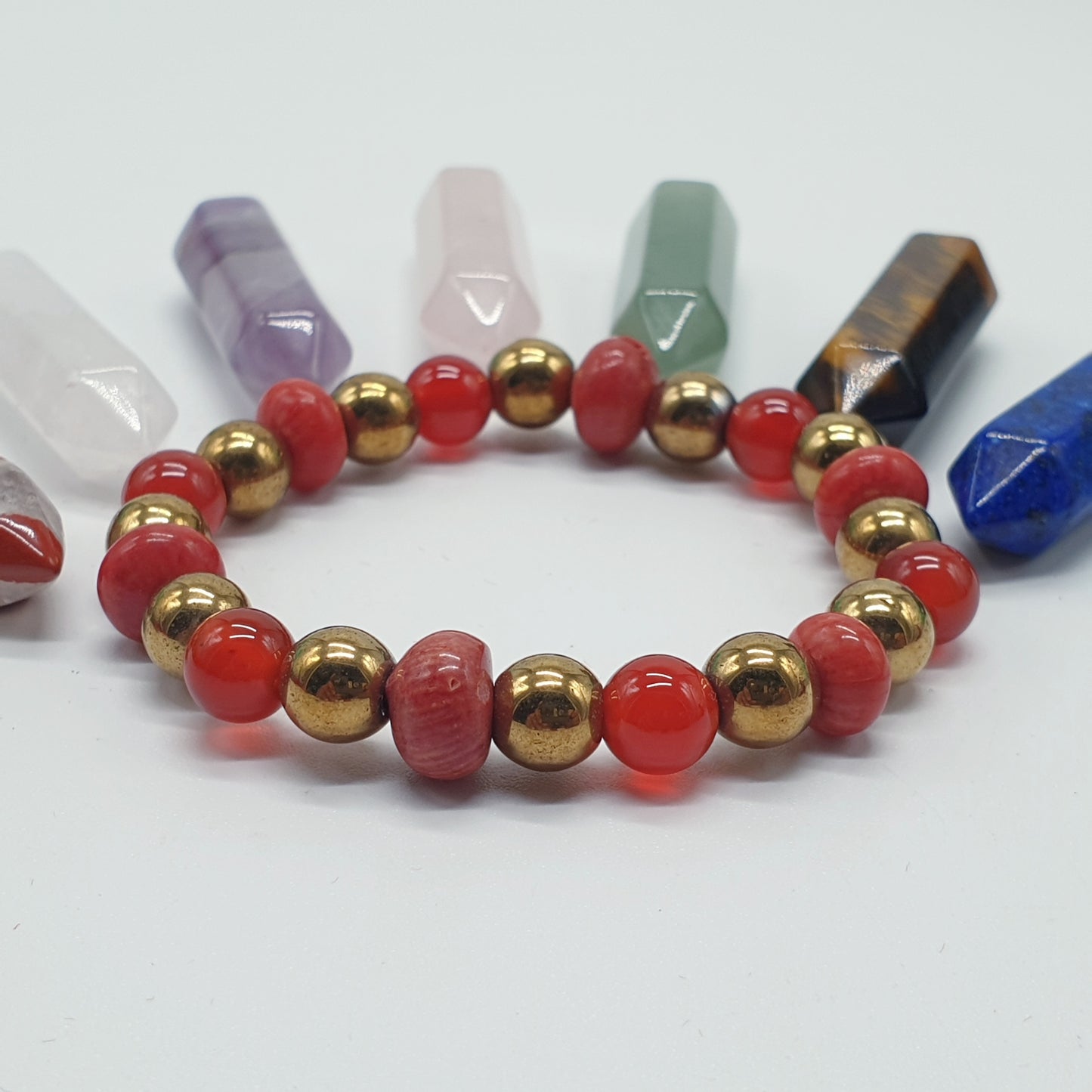 Red Corals Bracelet (2-7 year Old)