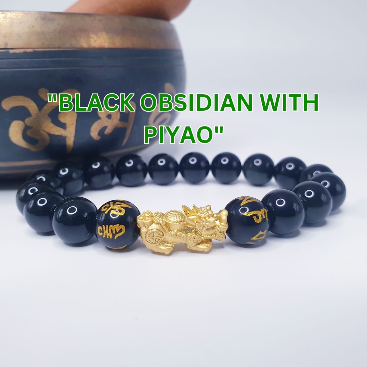 Black Obsidian with Piyao Bracelet