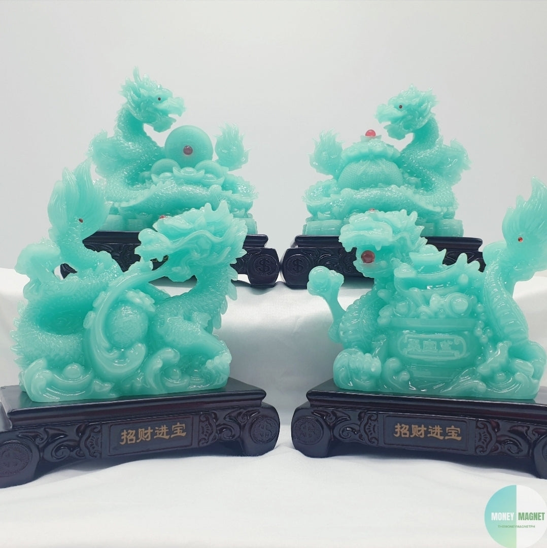 2024 JADE LUCKY DRAGON for Business Wealth Opportunity Helath Power Strength Wisdom