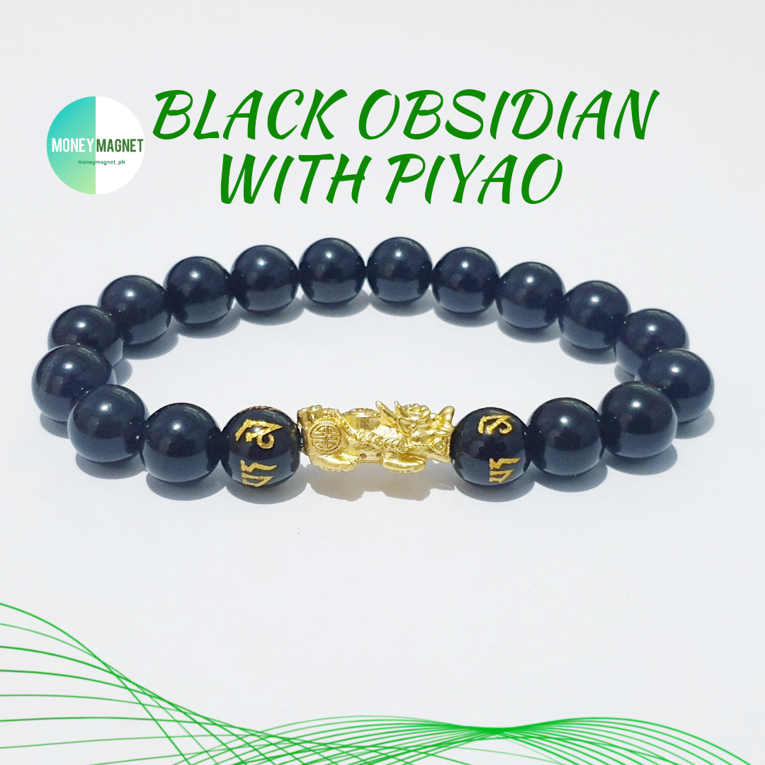 Black Obsidian with Piyao Bracelet