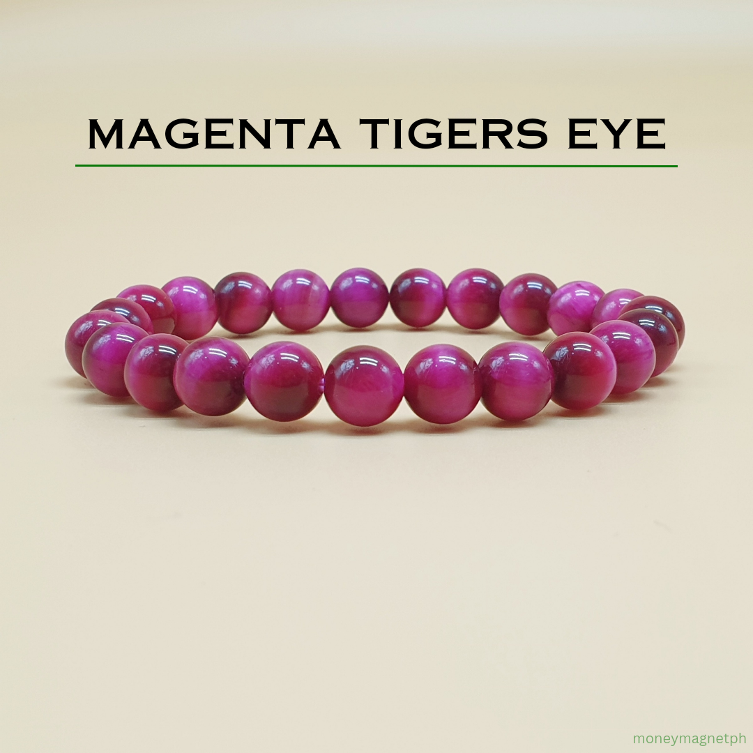 Authentic Viva Magenta Tigers Eye