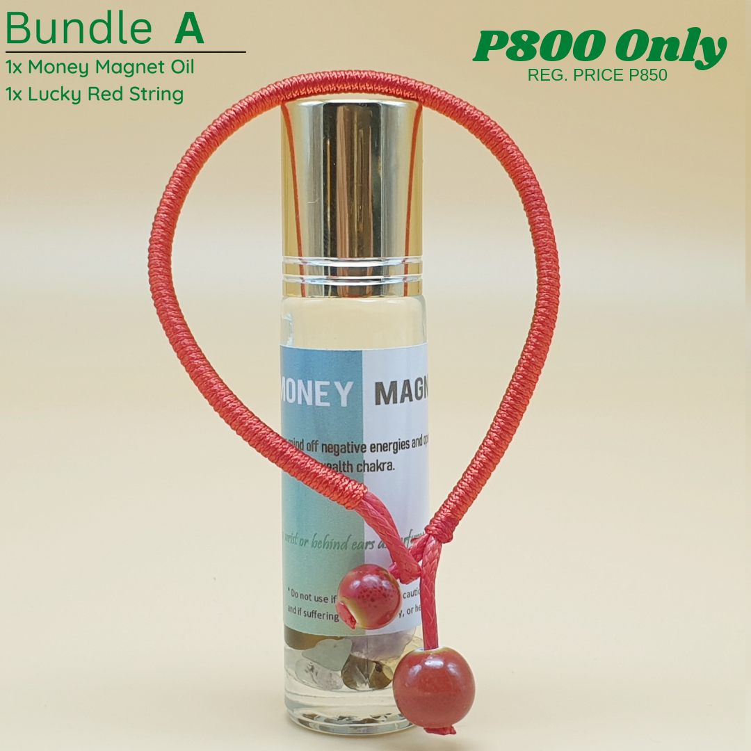 Bundle - A (Money Magnet Oil + Lucky Red String)