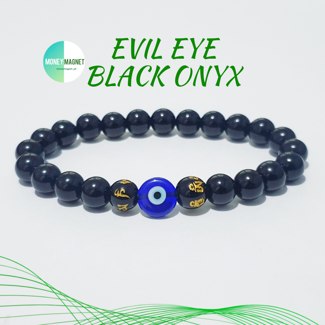 Evil Eye Black Onyx Bracelet