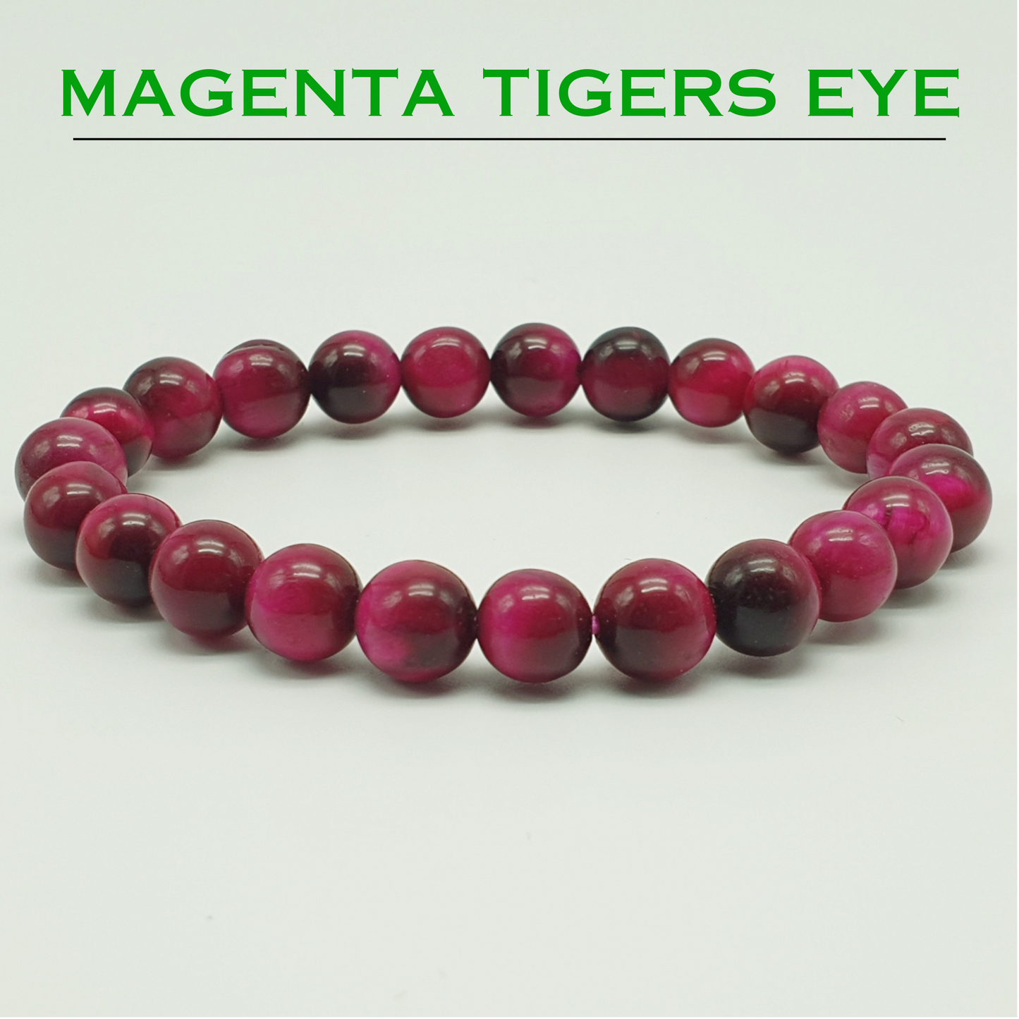 Authentic Viva Magenta Tigers Eye